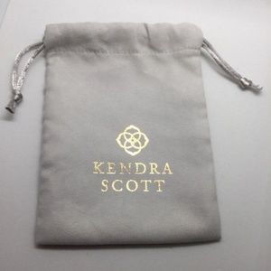5 New Kendra Scott Gray Jewelry Dust Bags
